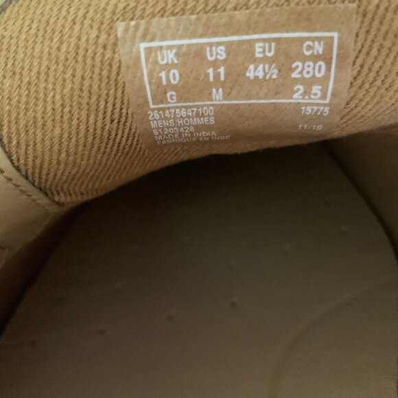 Clarks Men’s Gilman Free Brown Tan Leather Loafers Dress Shoes Slip On 11M NIB - Picture 9 of 14